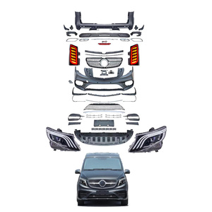 Nuevo Diseño W447, Actualizaciones Estilo AMG, Parachoques Delantero y Trasero, Faldones Laterales, Rejilla del Capó, Faros Delanteros, Luces Traseras, Alerón, Kit de Carrocería para <span class=keywords><strong>Mercedes</strong></span> - Product Image 4