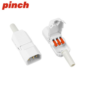 ปลั๊กไฟ AC แบบ 3 ขา ตัวผู้และตัวเมีย 10A 250V มาตรฐาน พร้อมสายดิน วัสดุ ABS - Product Image 2