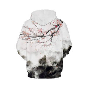 Meilleure vente Sweat à capuche d'hiver léger pour hommes impression 3D personnalisée Streetwear Premium 100% coton polaire tissu Puff Technics solide - Product Image 2