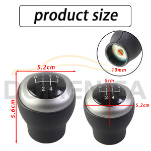 Pommeau de levier de vitesse en cuir, 6 vitesses, 5 vitesses, ergonomique, pour Kia Sportage - Product Image 5