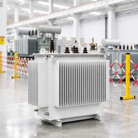Transformateur immergé dans l'huile triphasé MT/HT à noyau en alliage amorphe 1800KVA 3000KVA, bobinage en aluminium, type distribution
