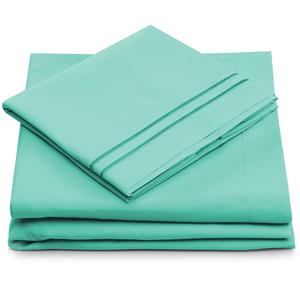 Parures de draps-housses brodées personnalisées 100 % coton 210TC 6 pièces, motif massage, qualité hôtelière, pour détaillants - Product Image 1