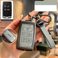 Étui de protection pour clé de voiture à distance en métal DM pour LandRover Range Rover Evoque Velar Discovery Defender