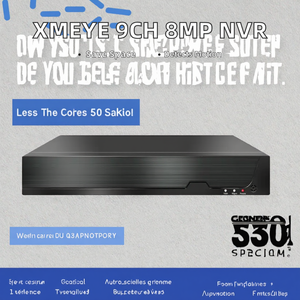 9-канальный 8МП H.265 <span class=keywords><strong>NVR</strong></span> с поддержкой SATA до 14ТБ HDD, обнаружение движения, P2P - Product Image 2