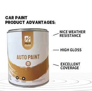 <span class=keywords><strong>Peinture</strong></span> automobile noire brillante 2K en acrylique écologique, deux composants, haute brillance, revêtement liquide en spray noir pur pour la rénovation de la carrosserie - Product Image 5