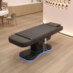 Modern Spa Facial Treatment Eyelash Lash Reclining Massage Electric Beauty <b>Bed</b> Foot Control and <b>Led</b> Lamp - Product Image 3