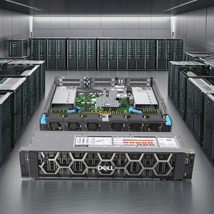 Serveur en rack 2U PowerEdge R7525 avec processeur EPYC 7642, 64 Go de mémoire DDR4, interface disque, 16 Go de RAM, processeur EPYC 7642 - Product Image 4