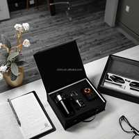 Coffret cadeau d'entreprise élégant, oreillettes personnalisées, briquet, banque d'alimentation, publicité d'entreprise, articles promotionnels pour les employés du client