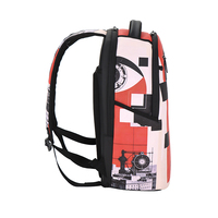 Mochila Urbana con Estampado Geométrico, Mochila Diaria Urbana, Correa Ajustable para Adolescentes, Viajes Escolares