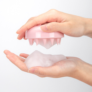 Cepillo de Silicona Suave para Lavar el Cabello y Masajear el Cuero Cabelludo, para Uso en Seco o Mojado, Limpiador y Masajeador de Cabeza, Cepillo para Champú - Product Image 6