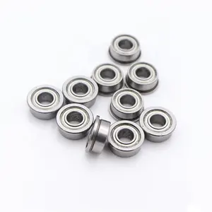 MF84ZZ Miniature flanged bearing 4x8x3 MF84 centrifuge bearing MF84-ZZ flange 4x8x3mm Flanged bearings