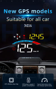 Afficheur tête haute HUD IKiKin OBD2 + GPS double mode, projecteur <span class=keywords><strong>reflex</strong></span>, afficheur tête haute HUD pour toutes les voitures - Product Image 2