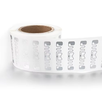 Étiquettes RFID longue portée personnalisées pour usine, 70x14mm, étiquette/autocollant RFID UHF passif avec contenu imprimé et codage