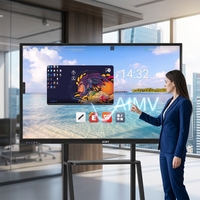 Tableau blanc interactif intelligent AI, écran tactile LCD HD de 55, 65, 75, 86, 98, 110 pouces, pour l'enseignement scolaire
