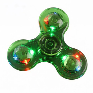 Fidget <span class=keywords><strong>Spinner</strong></span> LED Lumineux Tri-<span class=keywords><strong>Spinner</strong></span> EDC, Jouet Anti-Stress pour Adultes et Enfants - Product Image 3