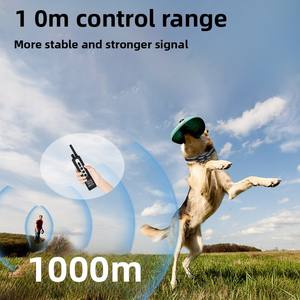 <span class=keywords><strong>Collar</strong></span> de Adiestramiento para Perros con Control Remoto Eléctrico de <span class=keywords><strong>1000m</strong></span>, Directo de Fábrica, Eficaz para Detener Ladridos, Venta Transfronteriza - Product Image 2
