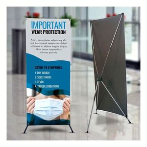 Supports publicitaires écologiques en polyester et aluminium avec trépied pop-up pour outils promotionnels - Product Image 3