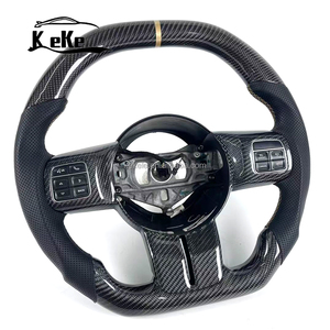 <span class=keywords><strong>Volant</strong></span> en fibre de carbone personnalisé en usine pour Jeep Grand <span class=keywords><strong>Cherokee</strong></span> SRT Wrangler JK JL <span class=keywords><strong>XJ</strong></span> Gladiator Renegade Trackhawk - Product Image 4