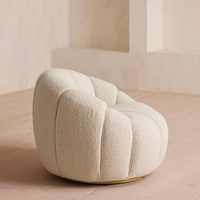 Chaise de canapé paresseux de style citrouille nordique pour meubles de loisirs de salon à la maison