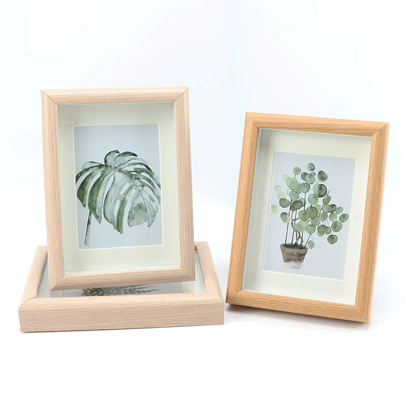 10 Inch Diy Good Quality Custom Solid Wood 1.5 Cm Deep Wood Wall Art 3d Photo Shadow Box Frame