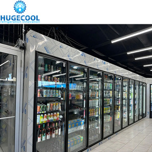 Thương mại hiển thị cửa kính đi bộ trong bia mát tủ đông thực phẩm lưu trữ phòng lạnh - Product Image 1