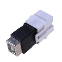 USB 2.0 A-zu-B Buchse-zu-Buchse Adapter aus ABS-Material, Steckverbindung für Laptop, DC-Ausgang, Brandneu
