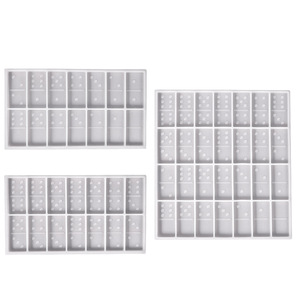 <span class=keywords><strong>Jeu</strong></span> <span class=keywords><strong>de</strong></span> société <span class=keywords><strong>domino</strong></span> arithmétique pour enfants bricolage, moule à colle pour échecs et cartes - Product Image 1