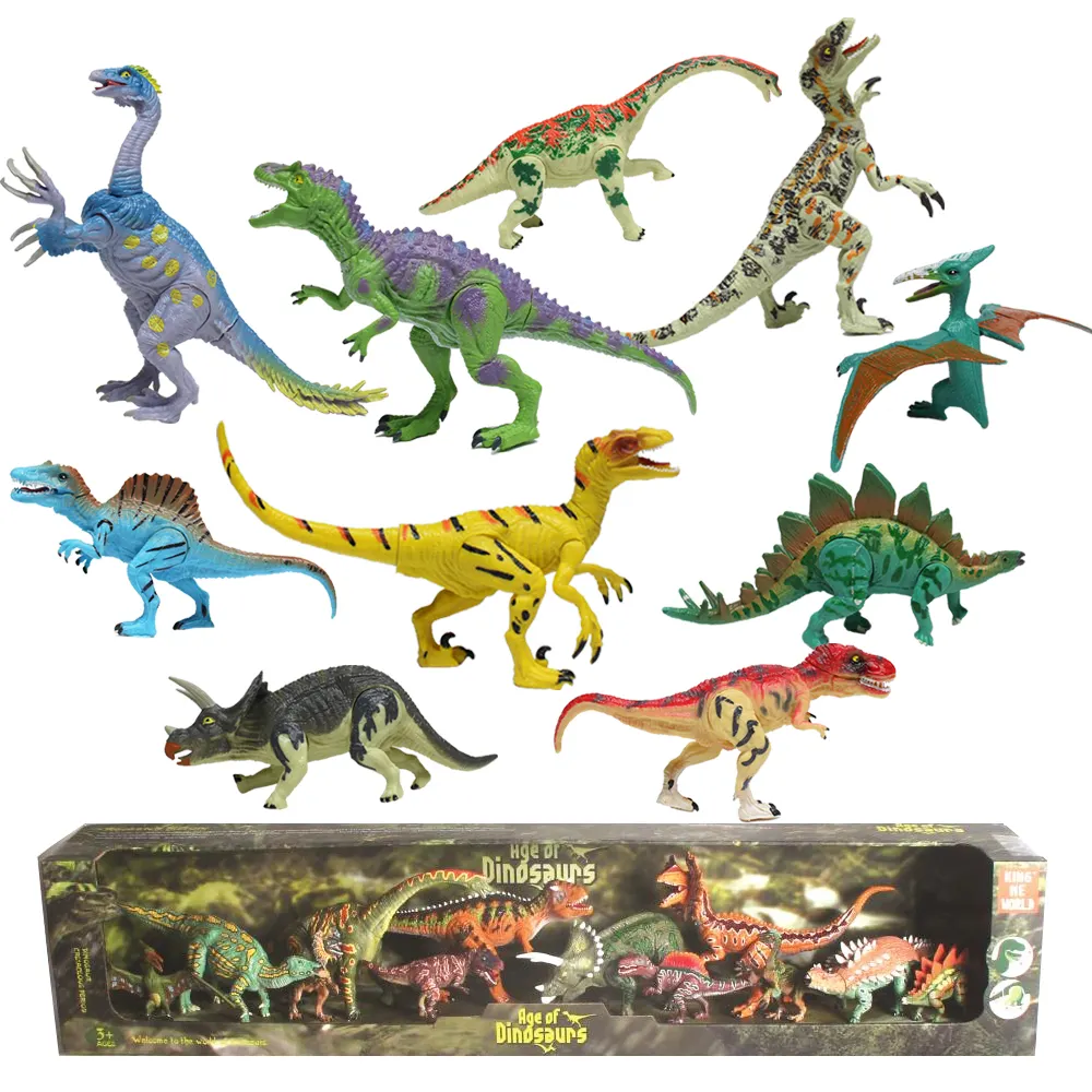 Beweegbare Benen Armen Tafel Decoratie Pvc Model Speelgoed Dinosaurus