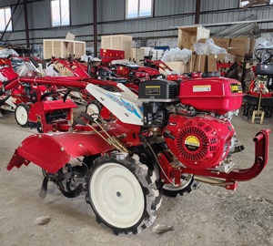 9HP/177F 가솔린 4륜 구동 소형 로터리 경운기 로타베이터 농업용 토양 개간기 파쇄기 - Product Image 4