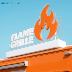 Letrero Publicitario para Restaurante de Comida Rápida, Caja de Luz LED Luminosa, Brillo Uniforme, Aleación de Aluminio, Acero Inoxidable, Decoración para Centros Comerciales - Product Image 5