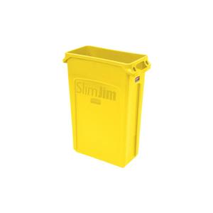 Contenitore per Rifiuti Slim Jim 87 L Giallo Ventilato - Product Image 1