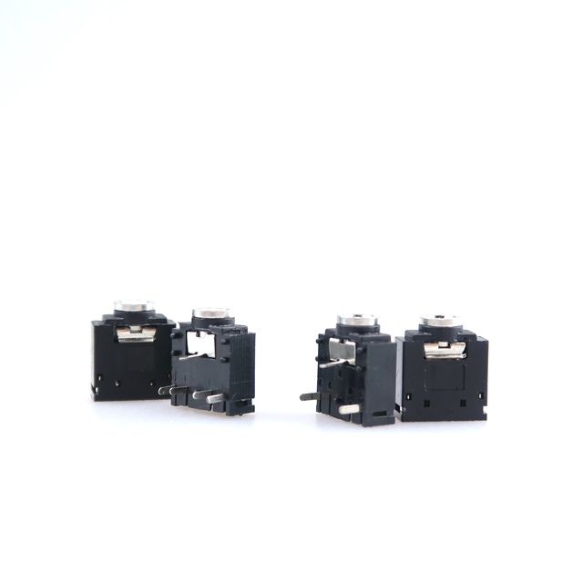 PJ-307 Black 3.5mm Audio Jack Socket PCB 5PIN Earphone Female Socket 3.5 mm Audio Socket