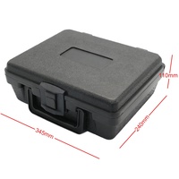 Boîte à outils en plastique compacte avec système de verrouillage à clic, légère et durable, idéale pour le rangement et l'organisation des composants de bricolage et de quincaillerie.