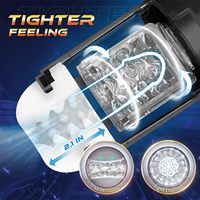 Godet Masturbateur Électrique Vibrant et Rotatif pour Hommes avec Écran LCD de Contrôle de Vitesse CVT Amélioré – Jouet Sexuel Masculin pour Adultes