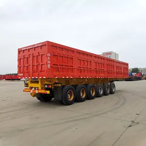 セミトレーラーフェンスサイドティッパーダンプトラック中国トレーラーメーカー