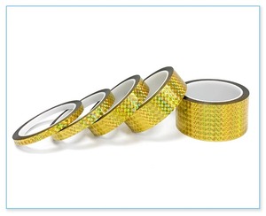 50M/<b>Roll</b> Colorful Decorative Tape Factory for DIY Crafts Wedding for Gift Packaging Pvc 3d Gold Tape Stickers for Floor Tiles - Product Image 6