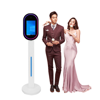 Mini photomaton de luxe pliable à led pour mariage, magique, automatique et interactif