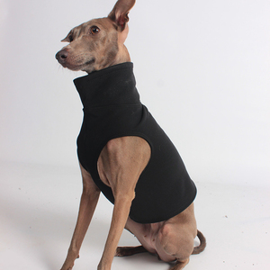 Whippet-ropa para mascotas, protección térmica en blanco y rojo, chaleco gris cálido - Product Image 2