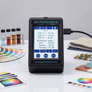 Portable Sensegood High Precision 1nm Resolution Spectrophotometer Color Measuring Meter CIE Lab Color Analyzer Spectrometer - Product Image 1