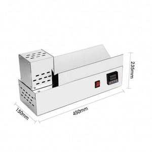เครื่องหดฟิล์มความร้อนไฟฟ้า 220V 110V อัตโนมัติแบบแนวนอน สำหรับห่อฟิล์มพีวีซี ขวดไวน์ กระป๋อง ถัง กระดาษ ปิดผนึกขวด - Product Image 4