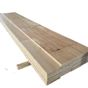 Vigas de pino LVL, madera de yeluwood, 25mm, 30mm de espesor, precio estándar, tablero cuadrado de madera para quilla de construcción