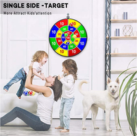 Jeu de fléchettes avec 8 balles adhésives et crochet, jeu de fléchettes Kickball pour enfants, cadeau de Noël, jouet sûr et classique
