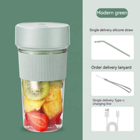 Mini presse-agrumes électrique portable rechargeable Insert Straw Drinking Multifunctional Household Fruit and Vegetable Machine