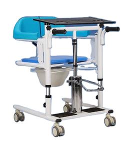 Silla con inodoro médico 4 en 1 de alta resistencia, capacidad de 400 libras, brazos ajustables, orinal acolchado para la espalda, suministros de terapia para personas mayores - Product Image 2
