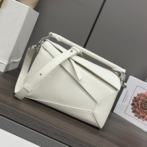 Brown Leather Look Bag Charm Crossbody Purse Shoulder Handbag Geometric Tote Bag for Daily Commuting - Product Image 4