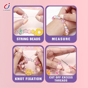 Chengji 2025 Diy pulsera <span class=keywords><strong>hacer</strong></span> Kits hecho a mano colorido <span class=keywords><strong>niñas</strong></span> moda joyero Diy cuentas conjunto de juguete - Product Image 4