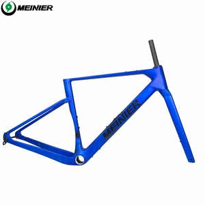 Nouveau cadre de vélo de gravier en fibre de carbone avec tailles S/M/L/XL et boîte à outils, compatible avec les roues 700c - Product Image 2