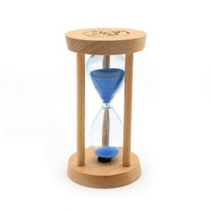 Reloj de Arena de Madera con Logotipo Personalizado, Temporizador de Arena Decorativo de 5 Minutos - Product Image 3
