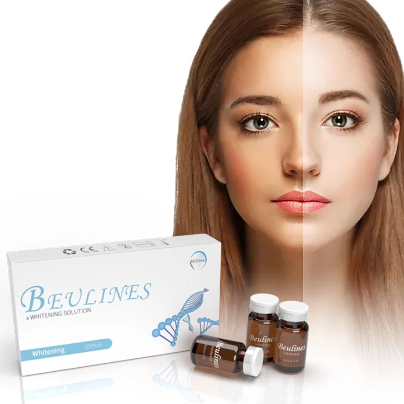 Лучший раствор для мезотерапии кожи, инъекционный Ампульный сывороточный клиник, флакон для глутатиона, инъекции для отбеливания