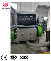 Recyclage HDPE Tuyaux PP PE Panier PET Morceaux PVC Barils Palettes En Bois Broyeur Plastique Broyeur 2 en 1 Machine